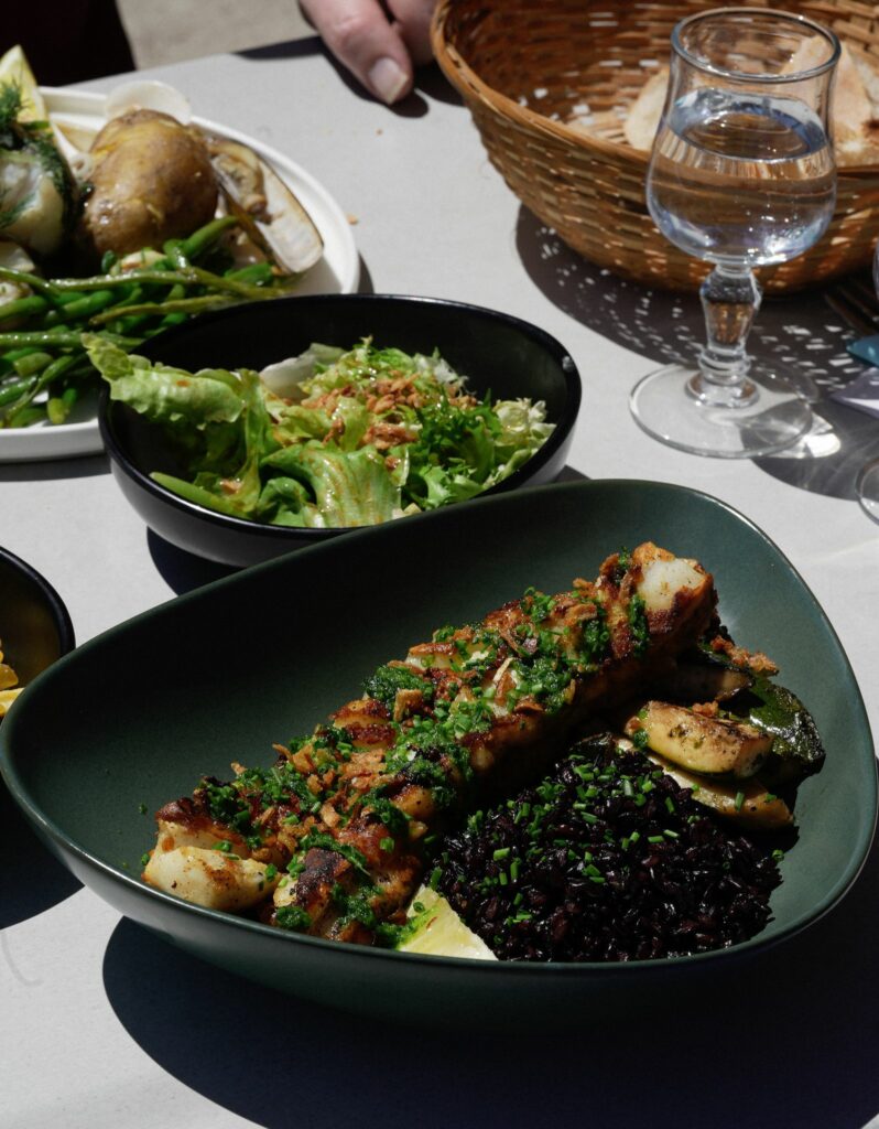 Déjeuner à la brasserie Tennis Club