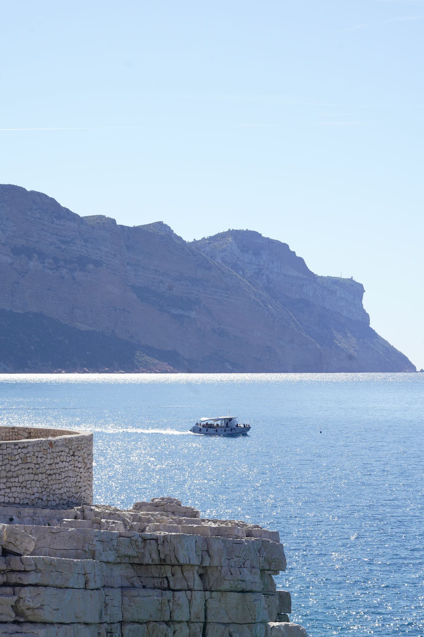 Vue la presqu'ile cassis